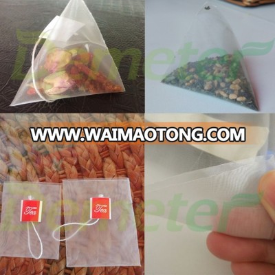 China wholesale price empty nylon triangle tea bag