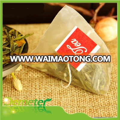 Custom brand OEM pyramid tea bag jasmine green tea