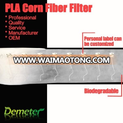 Wholesale PLA corn fiber packaging materials pyramid tea bag